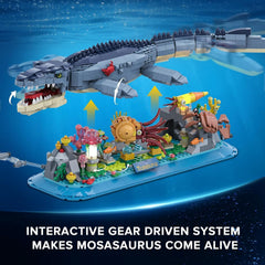 Kit de construction du Mosasaurus avec éclairage LED