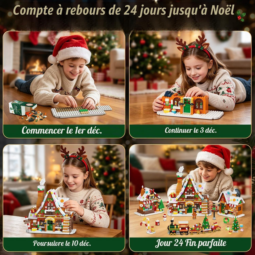 INSOON Calendrier de l’Avent 2026 Maison en Pain d’Épices avec Lumières