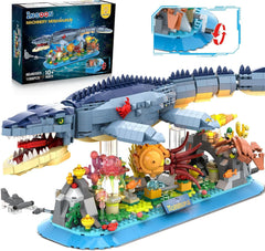 Kit de construction du Mosasaurus avec éclairage LED