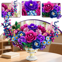 Kit de construction « Fleurs de la Lune » avec lumières