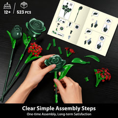 Kit de bouquet de fleurs avec éclairage