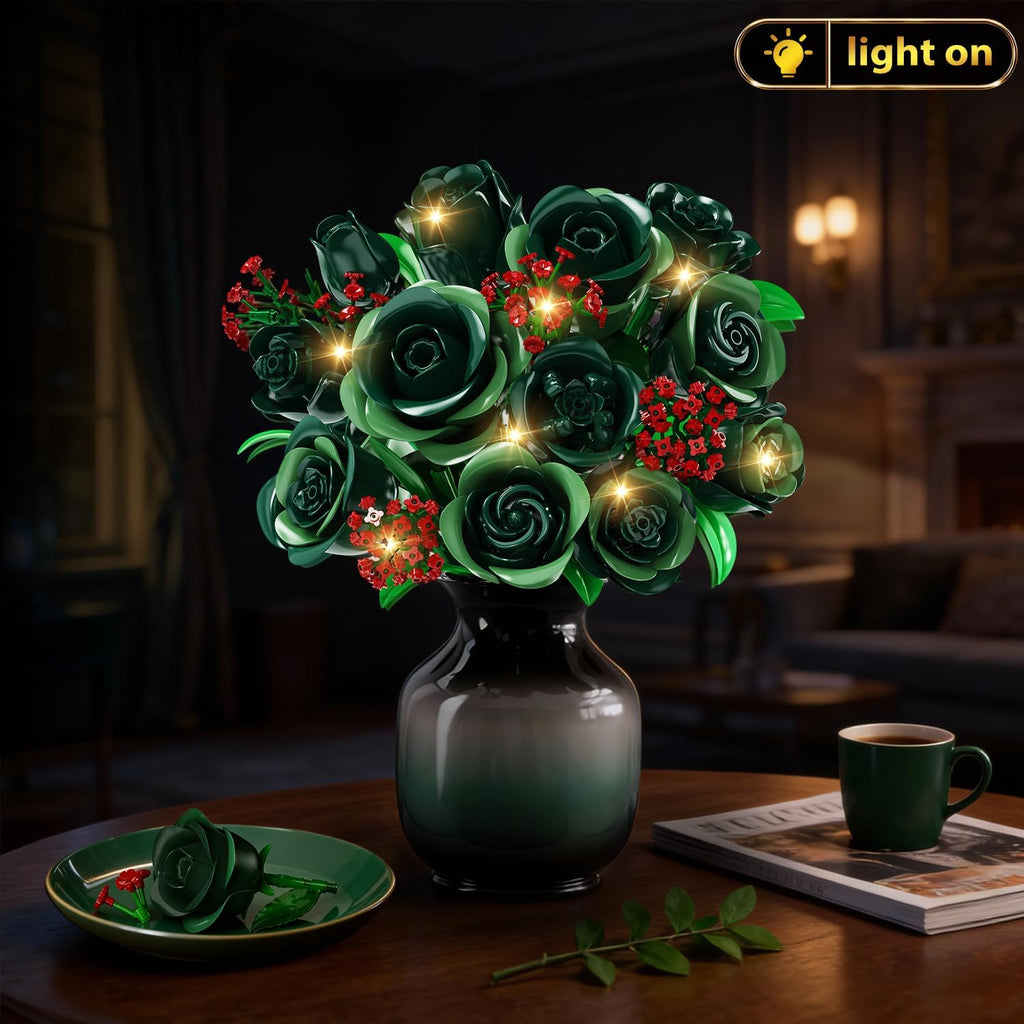 Kit de bouquet de fleurs avec éclairage