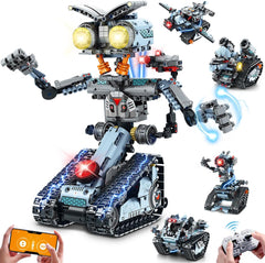 Kit de construction de robot technique avec éclairage