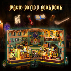 Kit de construction Booknook Potion Magique avec éclairage
