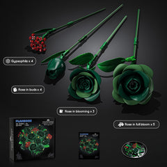 Kit de bouquet de fleurs avec éclairage