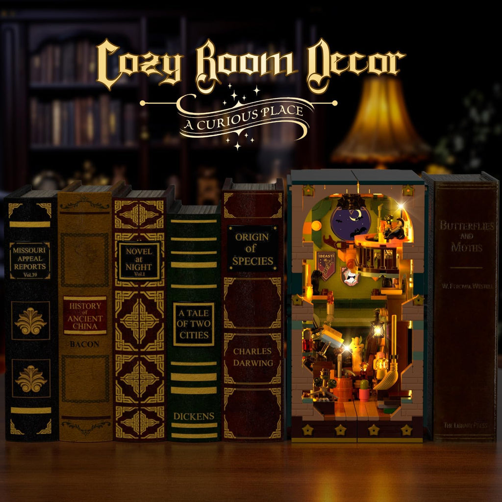 Kit de construction Booknook Potion Magique avec éclairage
