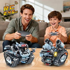 Kit de construction de robot technique avec éclairage