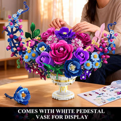 Kit de construction « Fleurs de la Lune » avec lumières