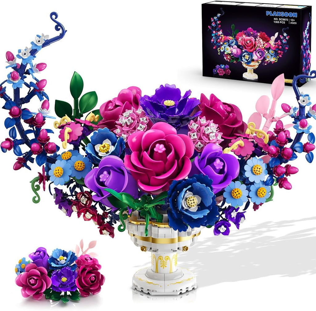 Kit de construction « Fleurs de la Lune » avec lumières