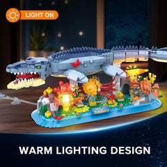 Kit de construction du Mosasaurus avec éclairage LED
