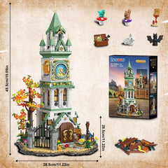 Kit de construction de tour de l'horloge magique avec éclairage