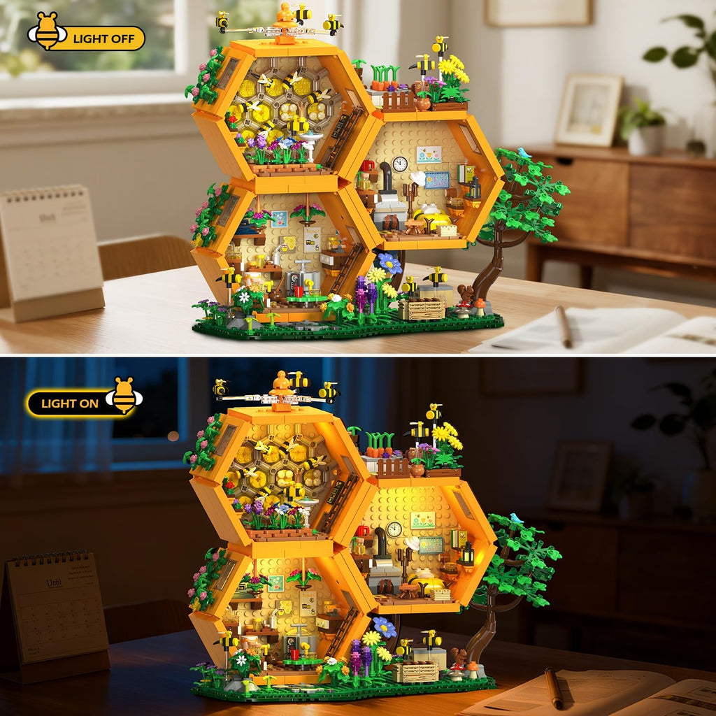 Kit de construction Ferme apicole avec lumière