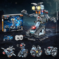 Kit de construction de robot technique avec éclairage