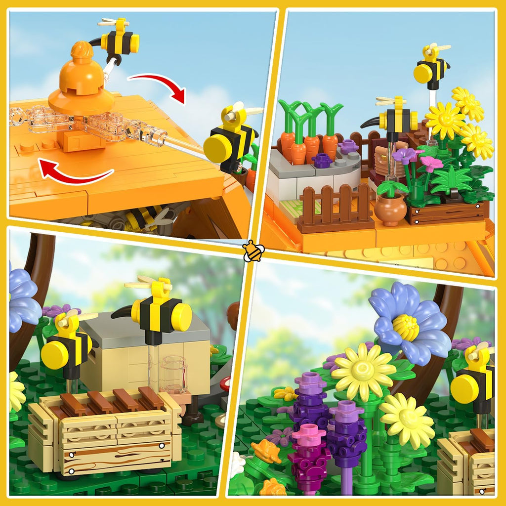 Kit de construction Ferme apicole avec lumière