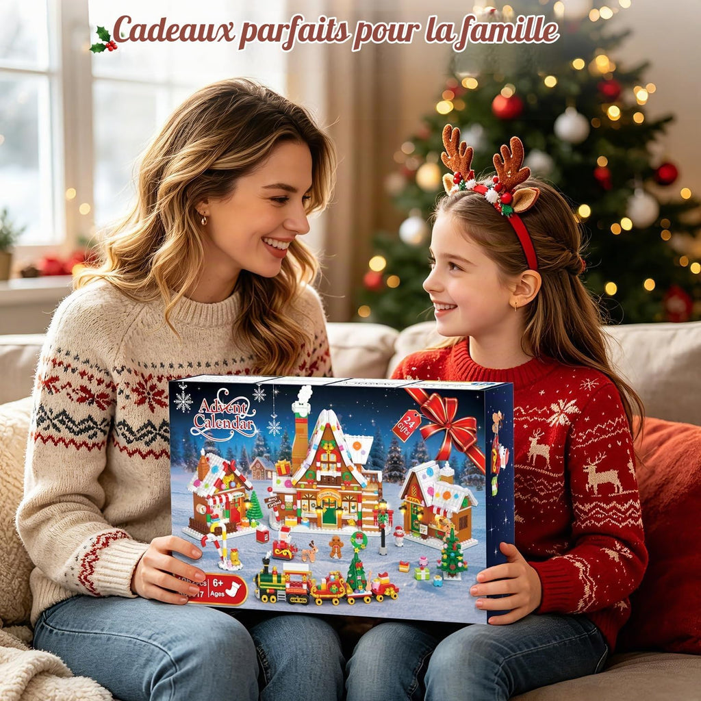 INSOON Calendrier de l’Avent 2026 Maison en Pain d’Épices avec Lumières