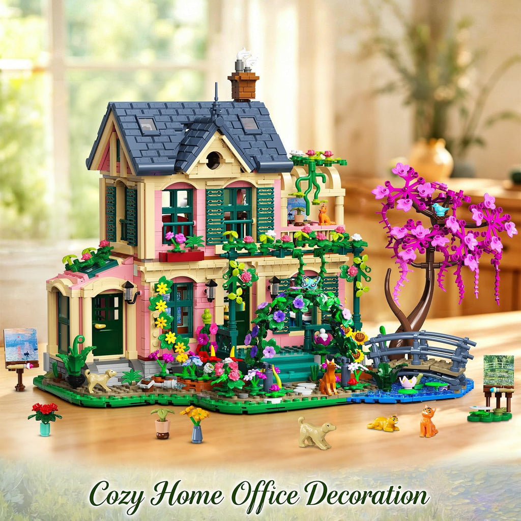 Kit de construction de maison de jardin avec éclairage