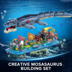 Kit de construction du Mosasaurus avec éclairage LED